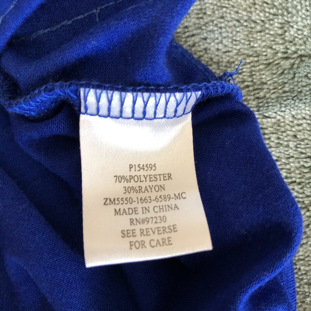 Almost Famous Sleeveless Blue with Sequins Top - Picture 6 of 8